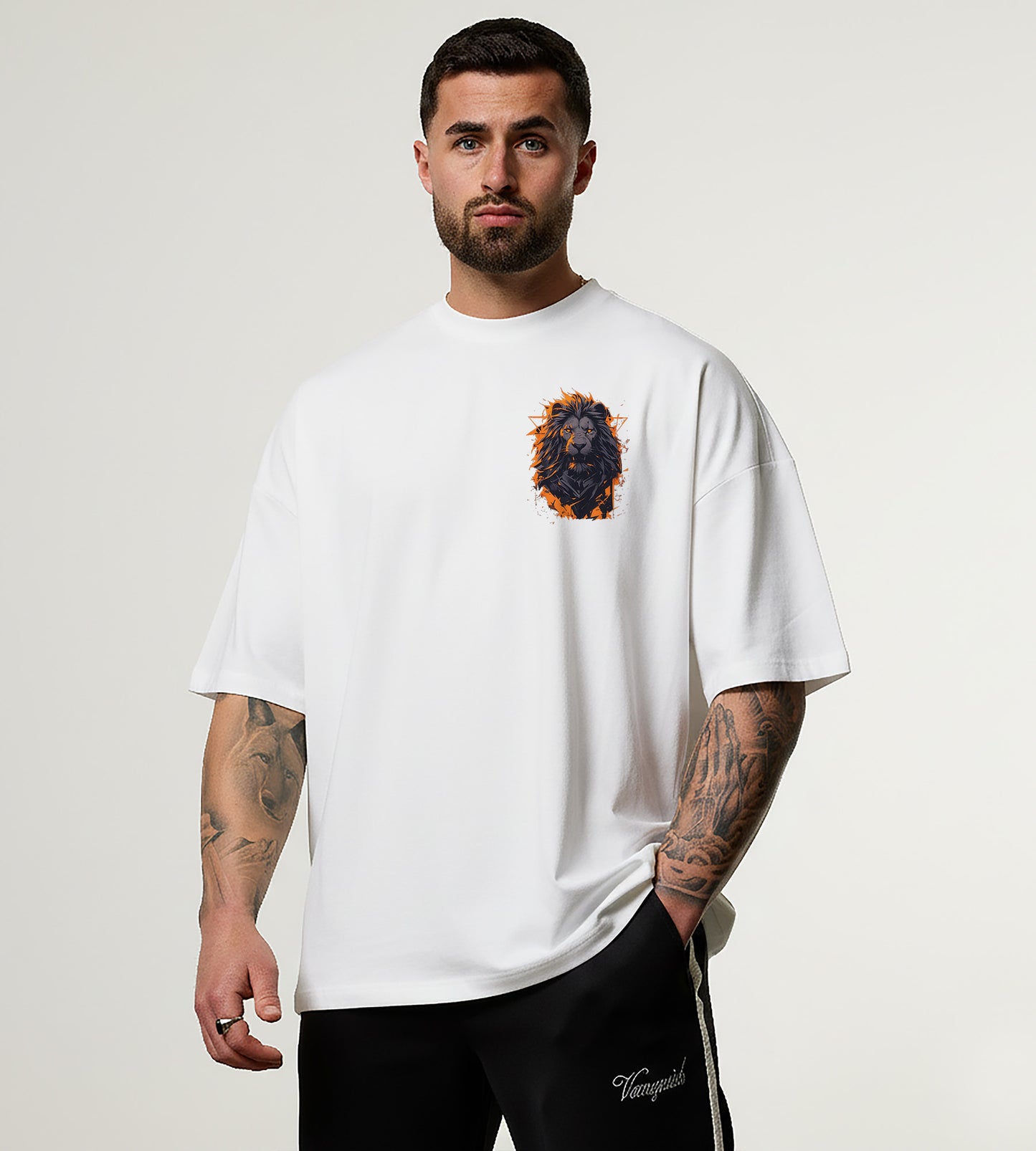 Born in January Oversized Christian Lion Shirt – Faith Strength Love & Power Tee | 2 Timothy 1:7 Bible Verse