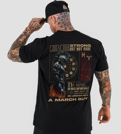 Be Strong But Not Rude – A March Guy Shirt / Zip Hoodie | Zodiac Warrior Vintage Graphic