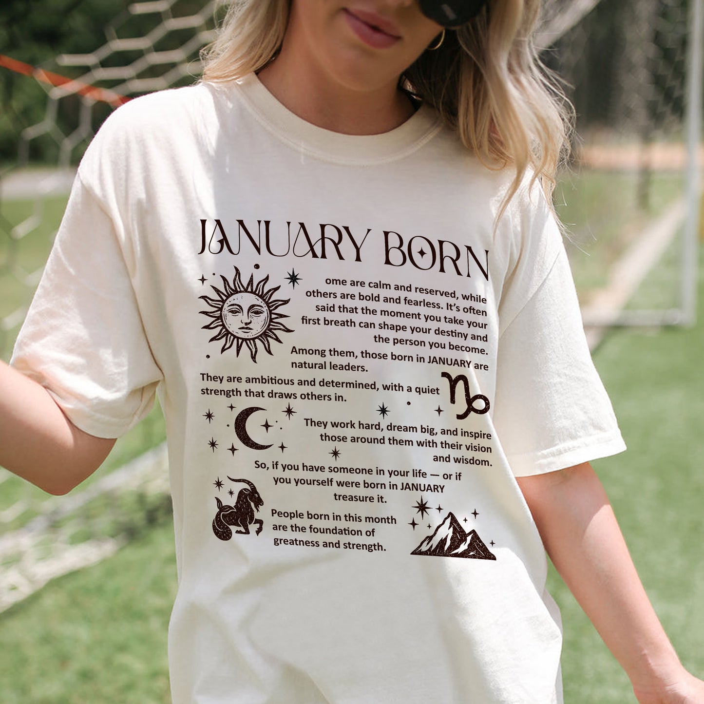 January Born T-Shirt – Zodiac Birthday Shirt, Astrology Horoscope Tee, Spiritual Gift
